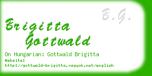 brigitta gottwald business card